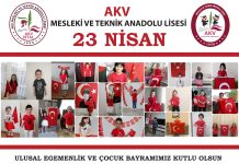 “Küçük hanımlar, küçük beyler! Sizler, hepiniz geleceğin bir gülü, yıldızı ve ikbal ışığısınız…”